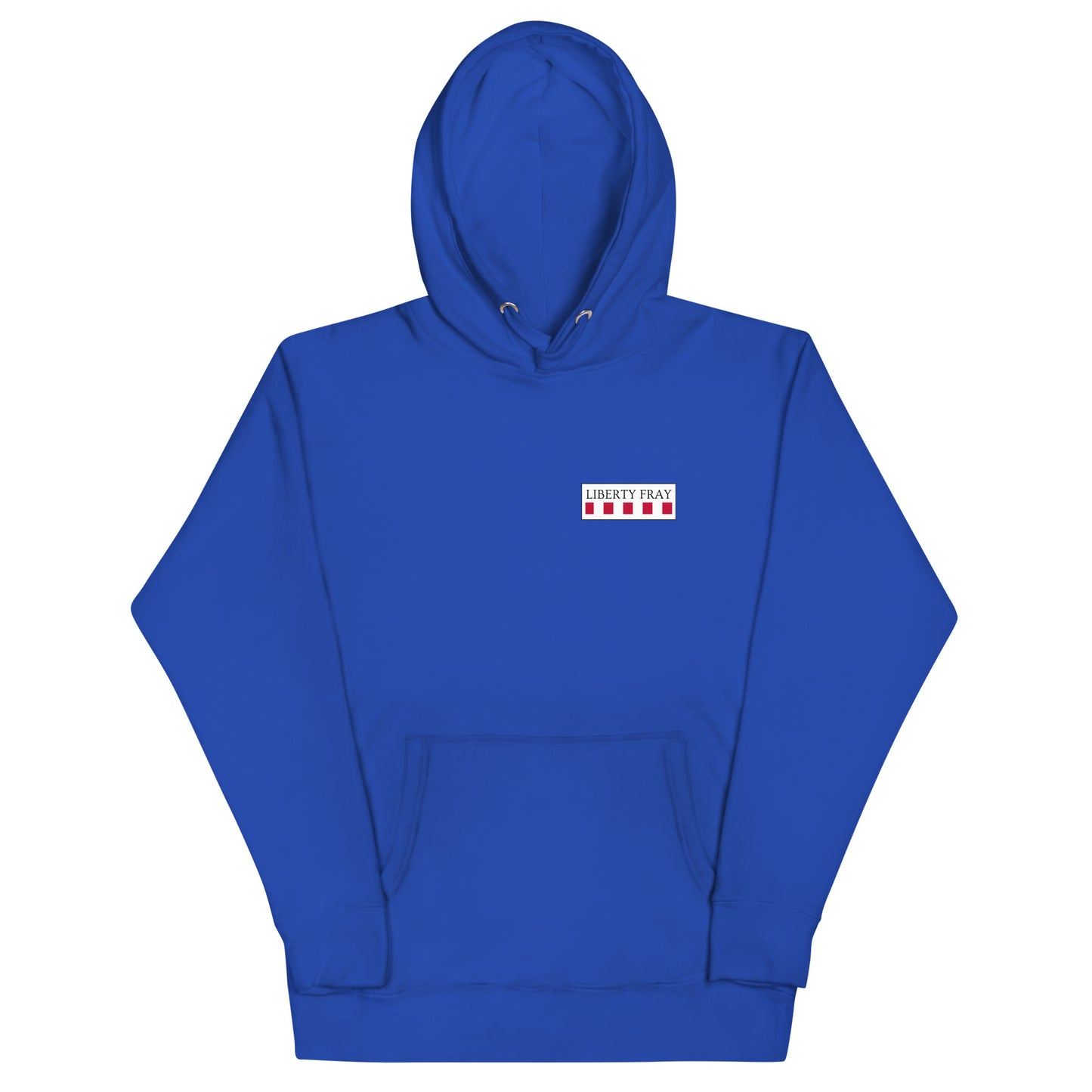 tread cautiously royal hoodie