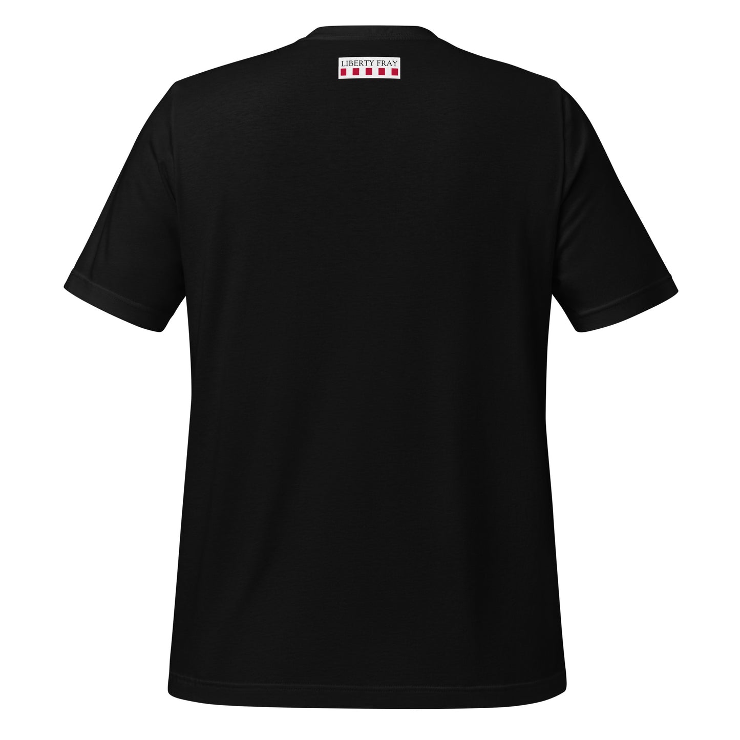 Local patriotic men's t-shirt back Liberty Fray