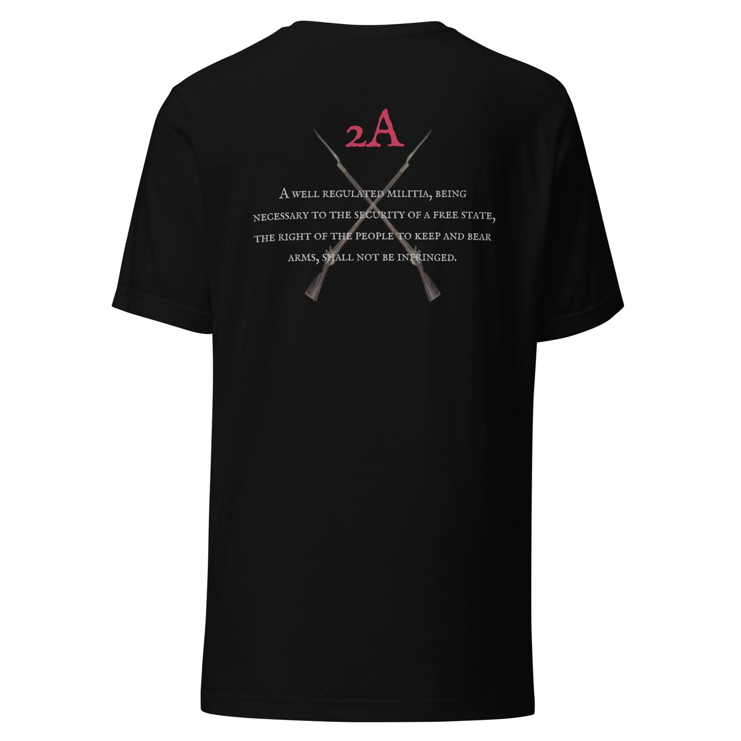 2A men's t-shirt Liberty Fray back