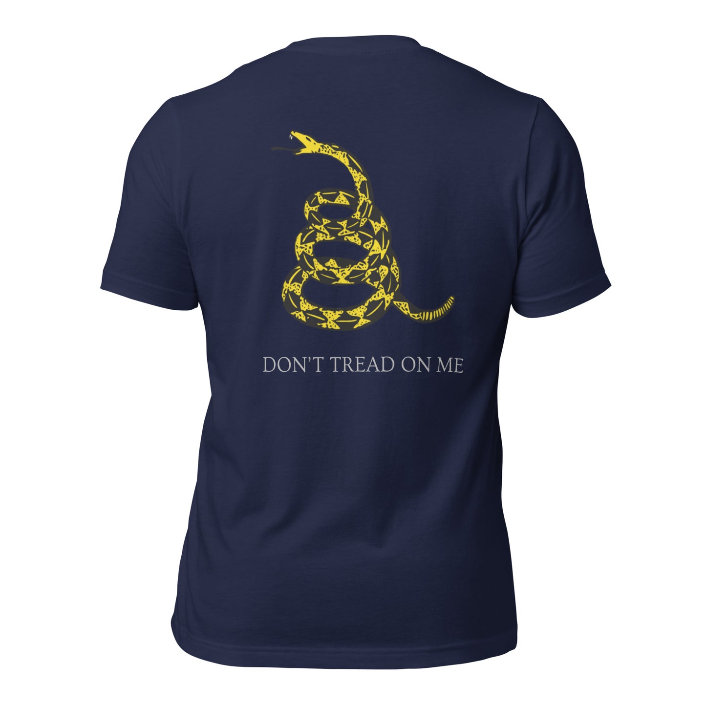 Gadsden Don't Tread On Me Back Design Liberty Fray