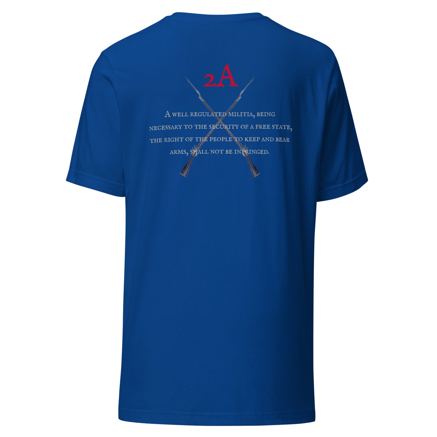 2A men's t-shirt Liberty Fray back