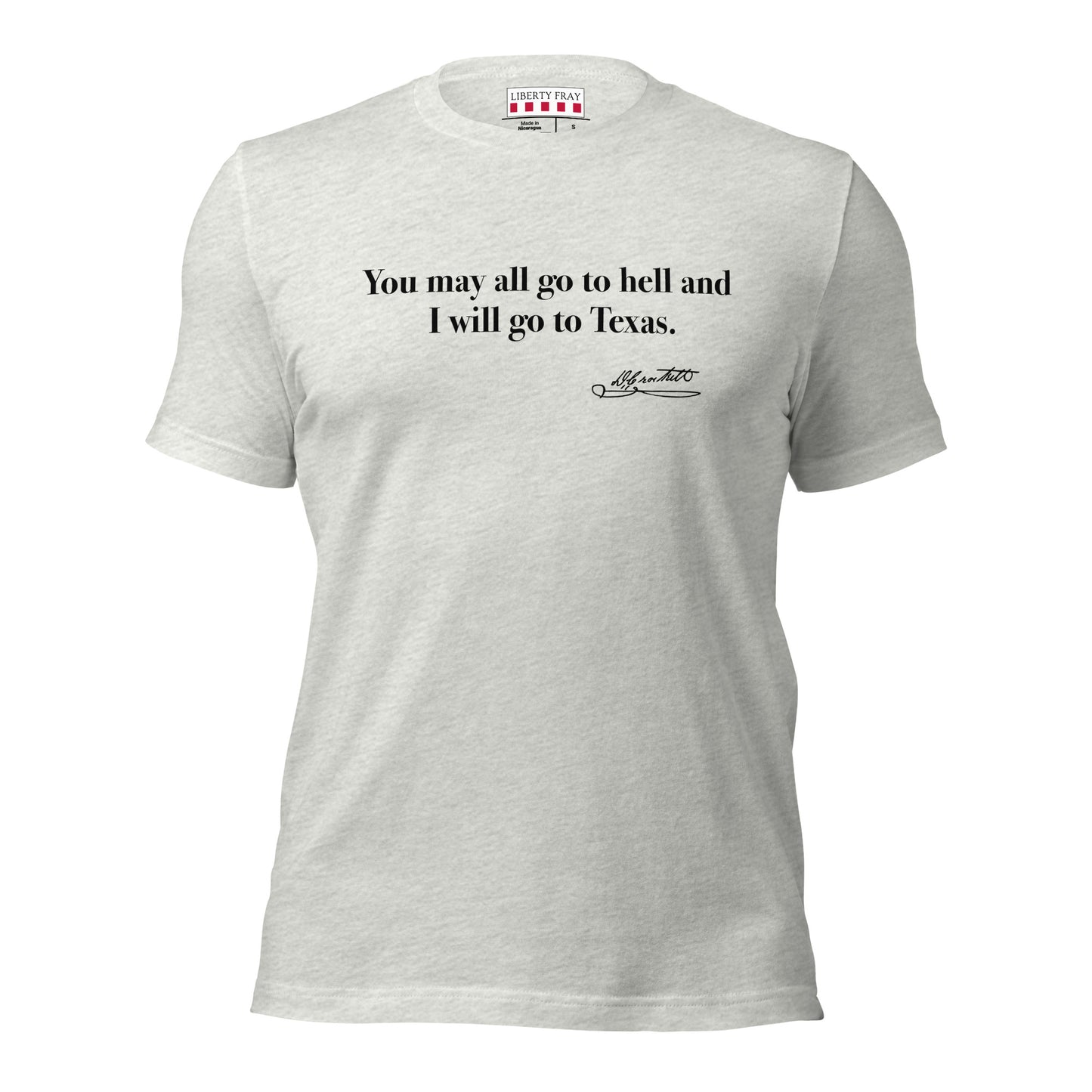 Davy Crockett I'll go to Texas T-shirt