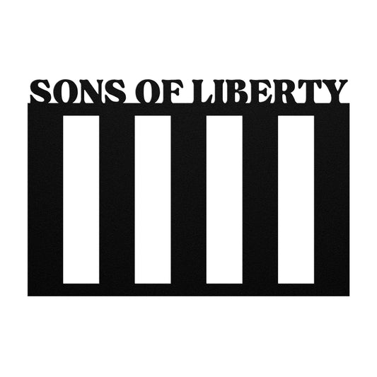 sons of liberty metal flag sign
