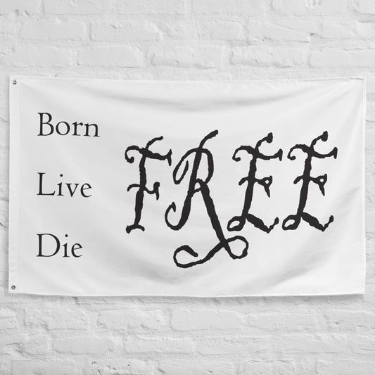 Born Live Die Free Flag