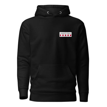 tread cautiously black hoodie