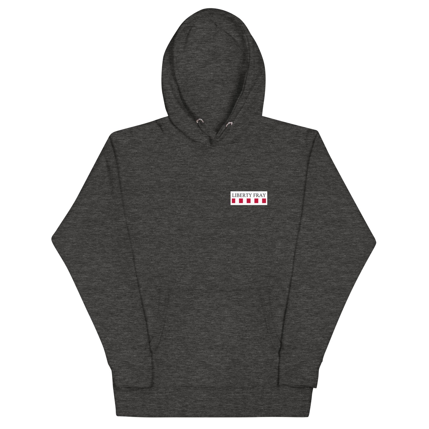tread cautiously charcoal hoodie