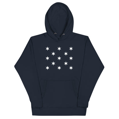 Washington headquarters navy flag hoodie