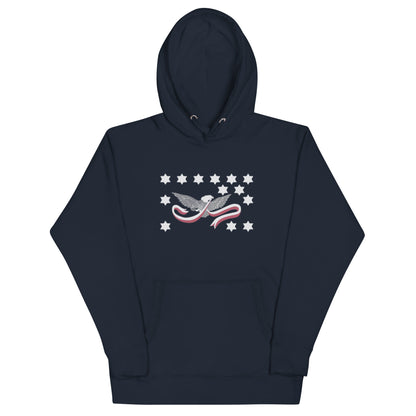 whiskey rebellion navy hoodie