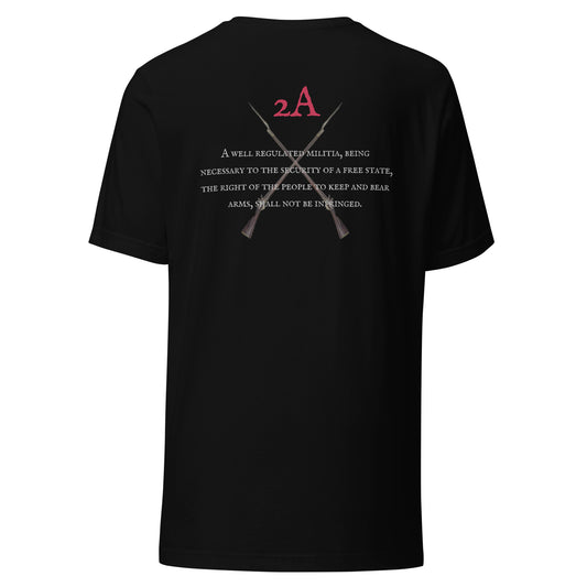 2A men's t-shirt Liberty Fray back