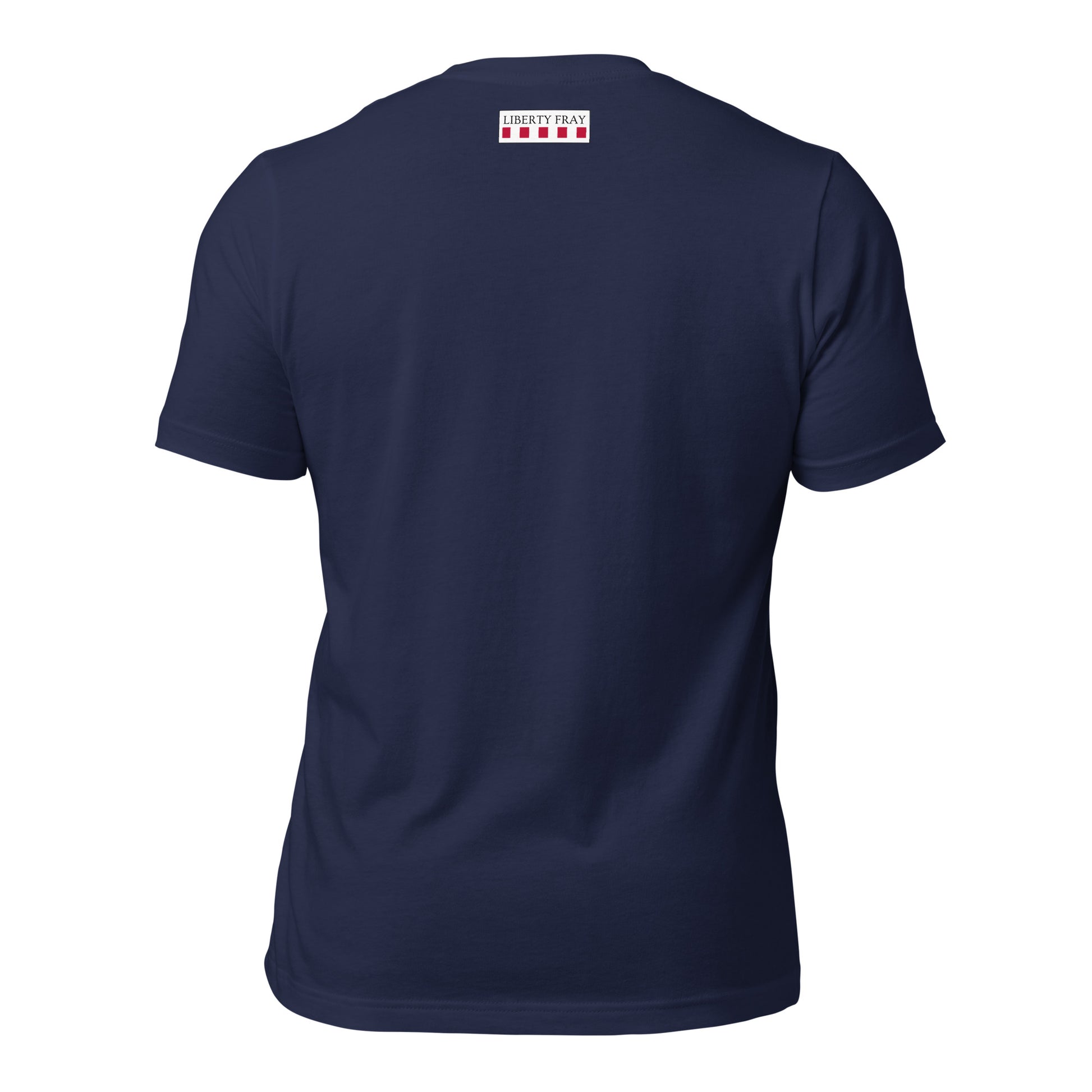 Local patriotic men's t-shirt back Liberty Fray