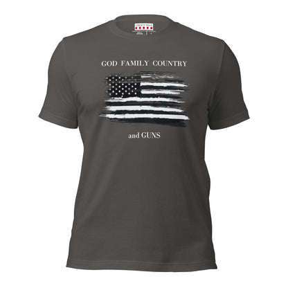 God Family Country and Guns T-shirt