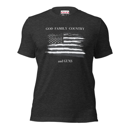 God Family Country and Guns T-shirt