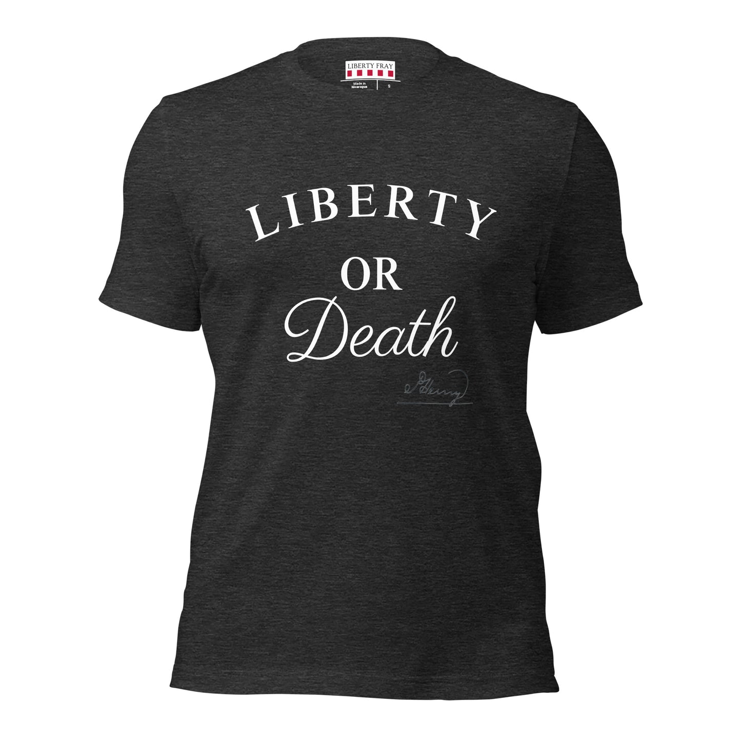 Liberty or Death dark grey T-shirt