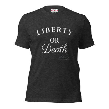 Liberty or Death dark grey T-shirt