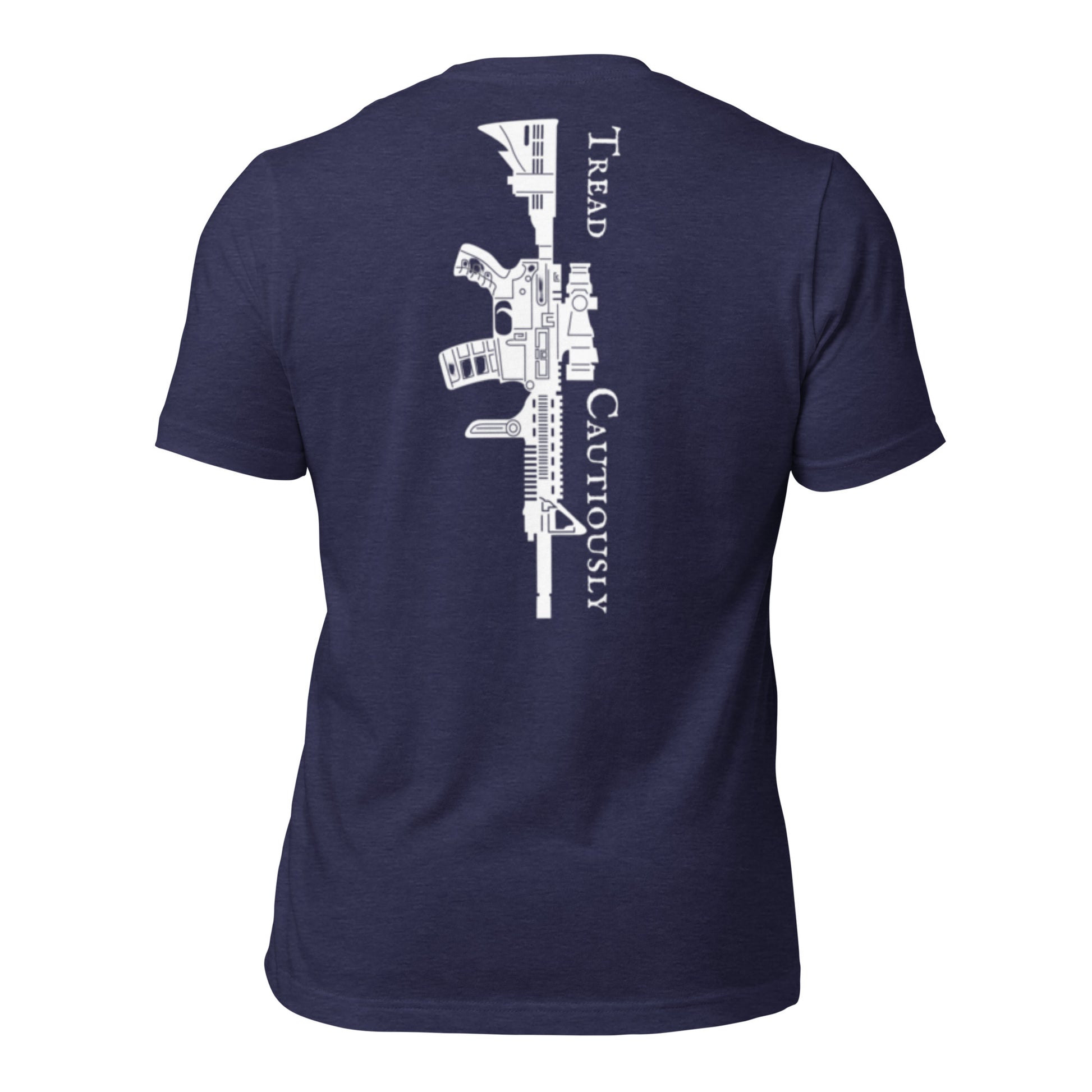 tread cautiously midnight t-shirt