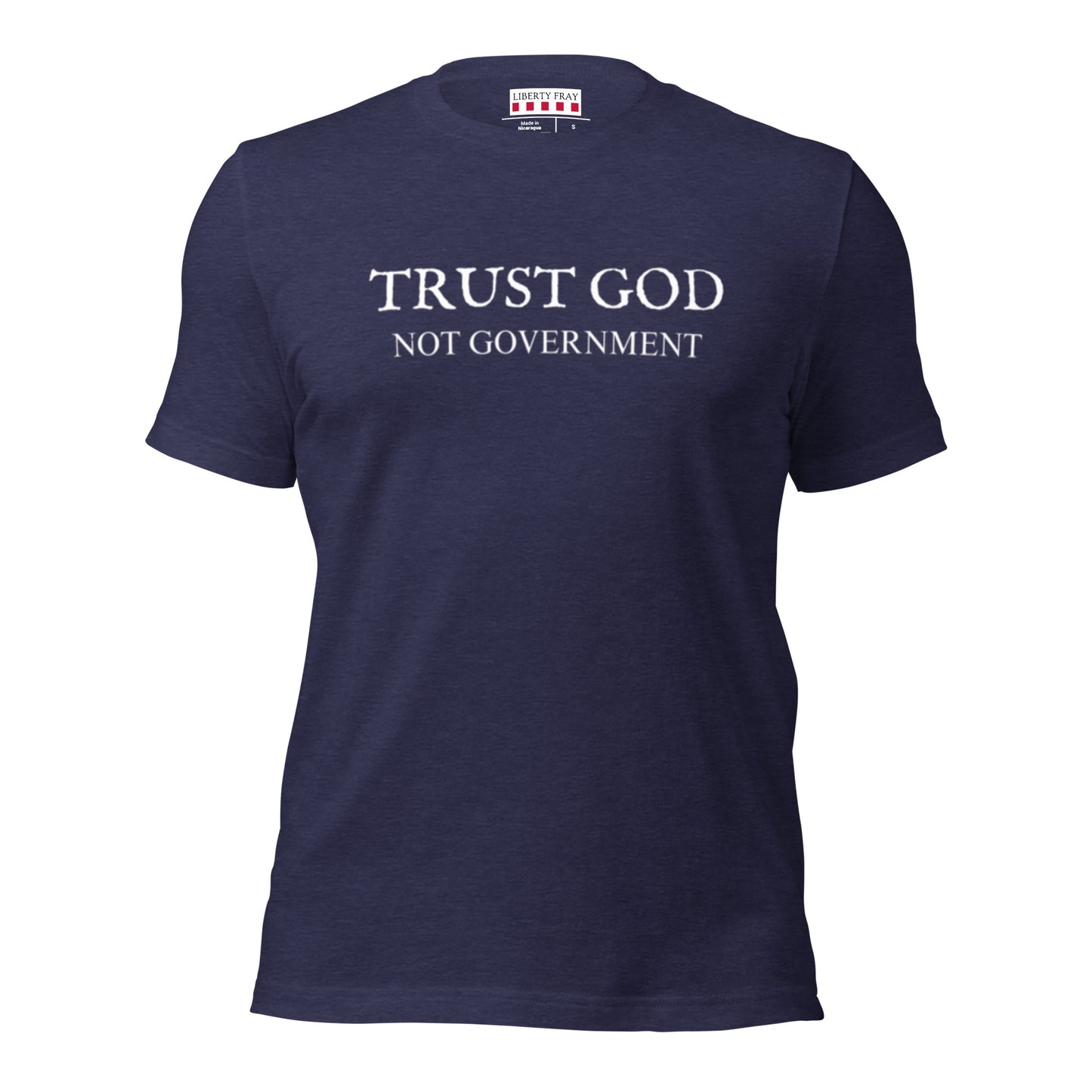 trust God not government midnight  t-shirt