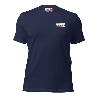 men's pledge of allegiance navy t-shirt front view