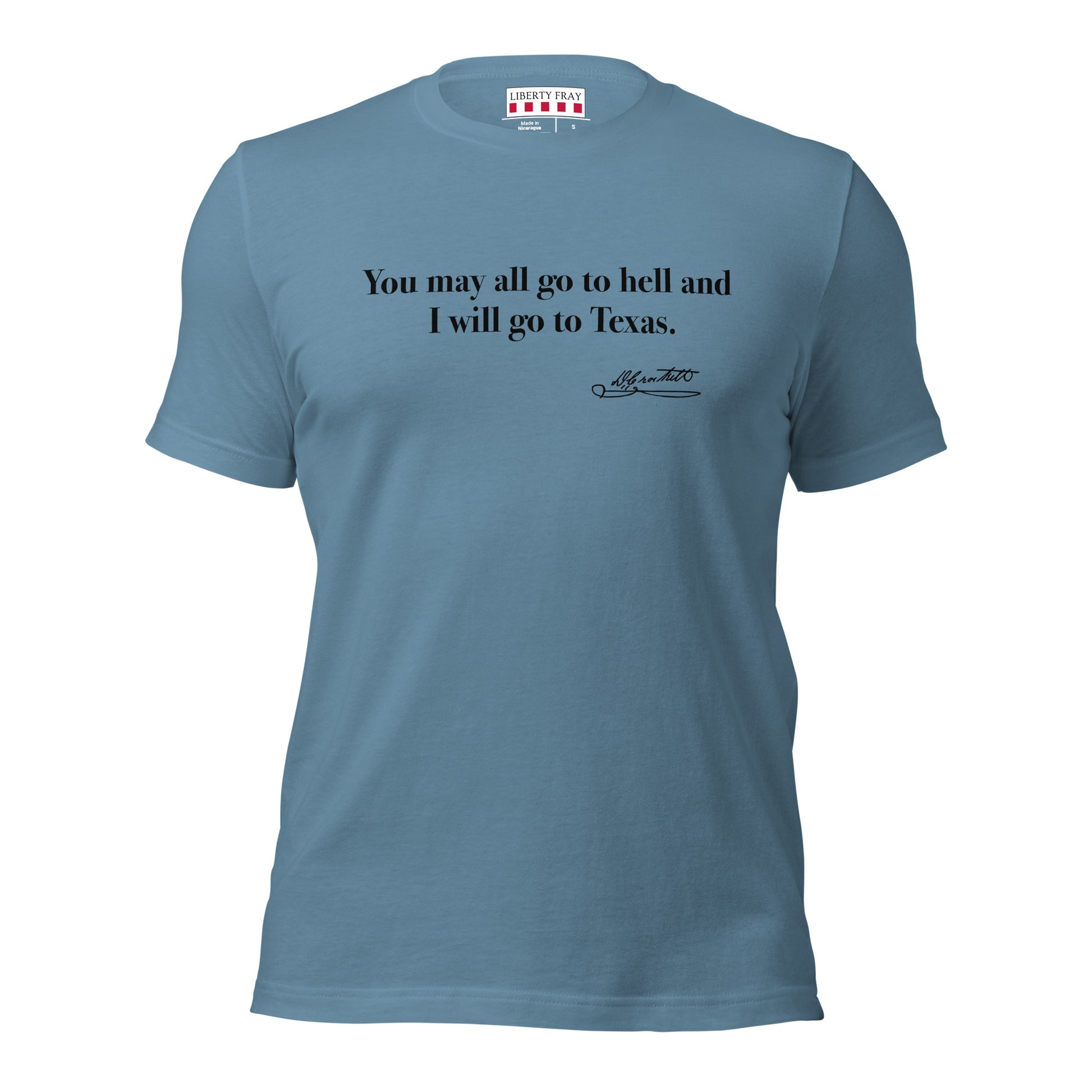 Davy Crockett I'll go to Texas T-shirt