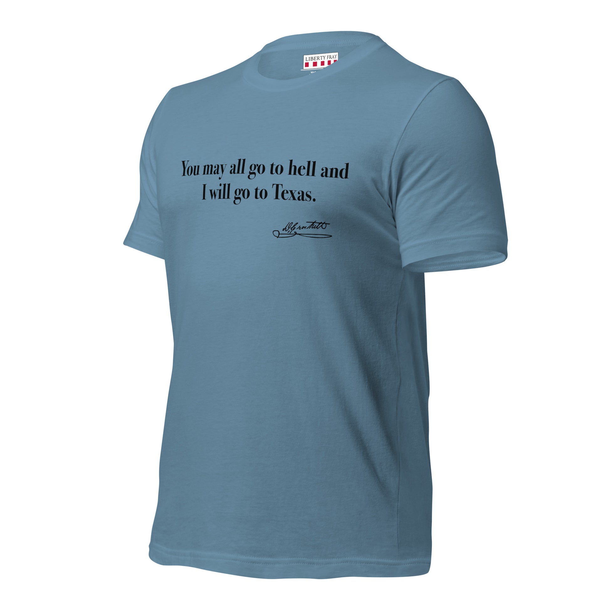 Davy Crockett I'll go to Texas T-shirt