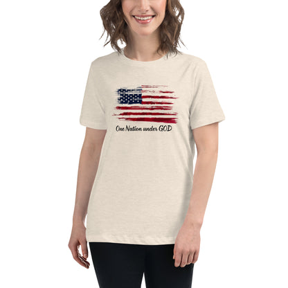 Women's One Nation Under God T-shirt